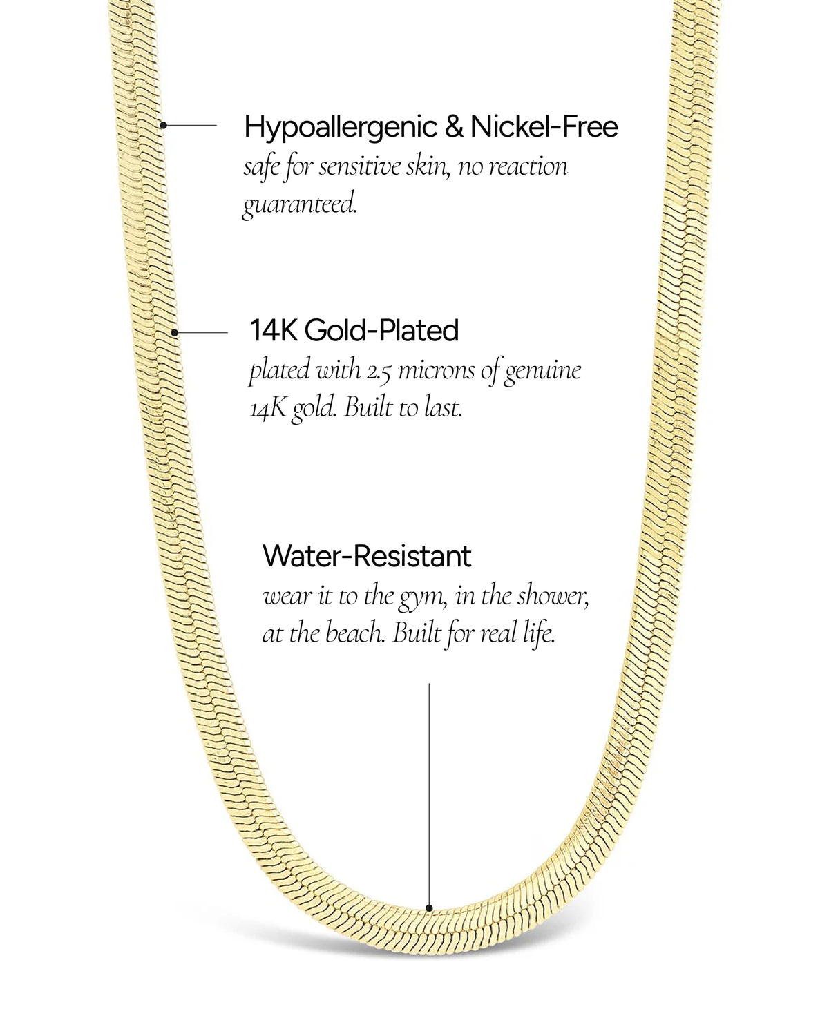 Herringbone Chain Necklace