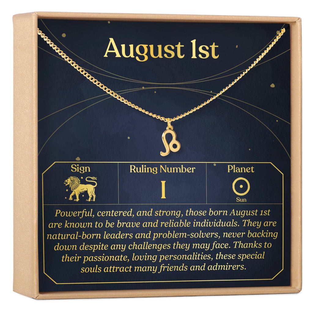 August 1st Leo Necklace