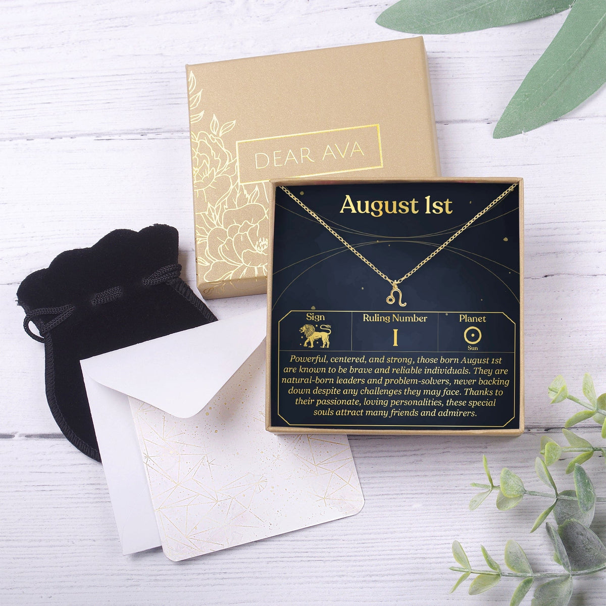 August 1st Leo Necklace